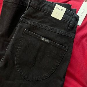 NWT. Rollas sailor jean.  Long length. Black. Size 32.